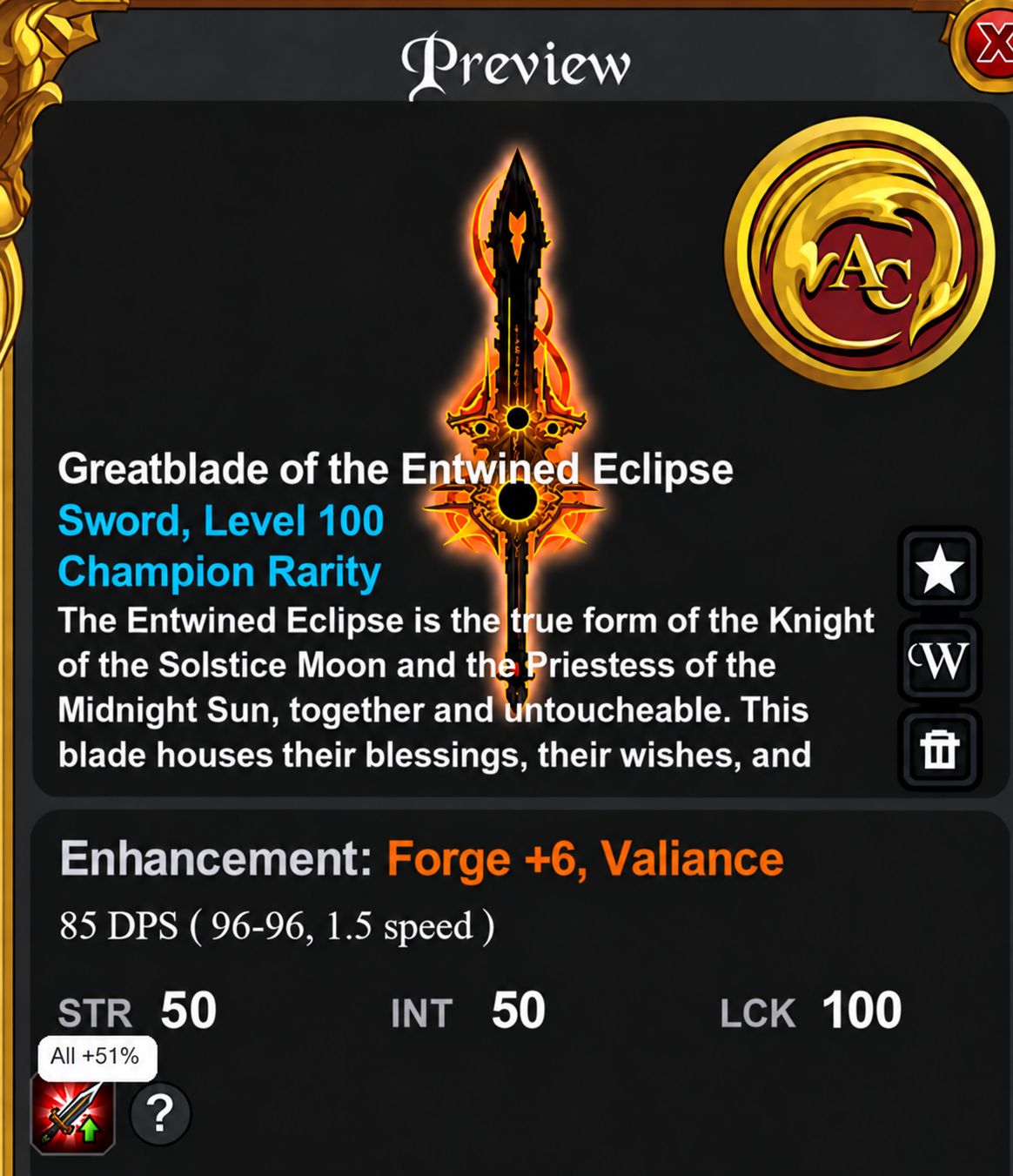 CONTA AQW 13 ANOS / CLASSE CALENDARIO/ 4700 AC'S/ SW ECLIPSE/ SW NSOD 51%