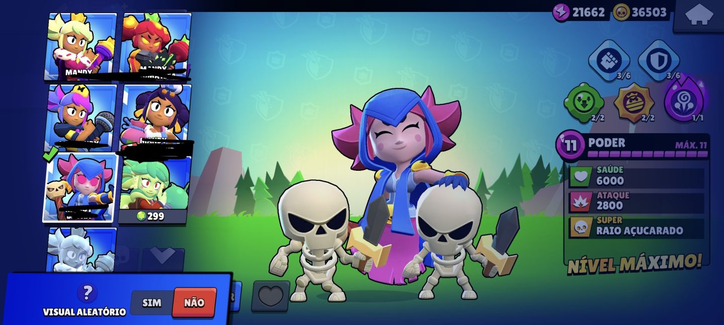 CONTA BRAWL STARS TOP 73K COM VÁRIAS SKINS LIMITADAS