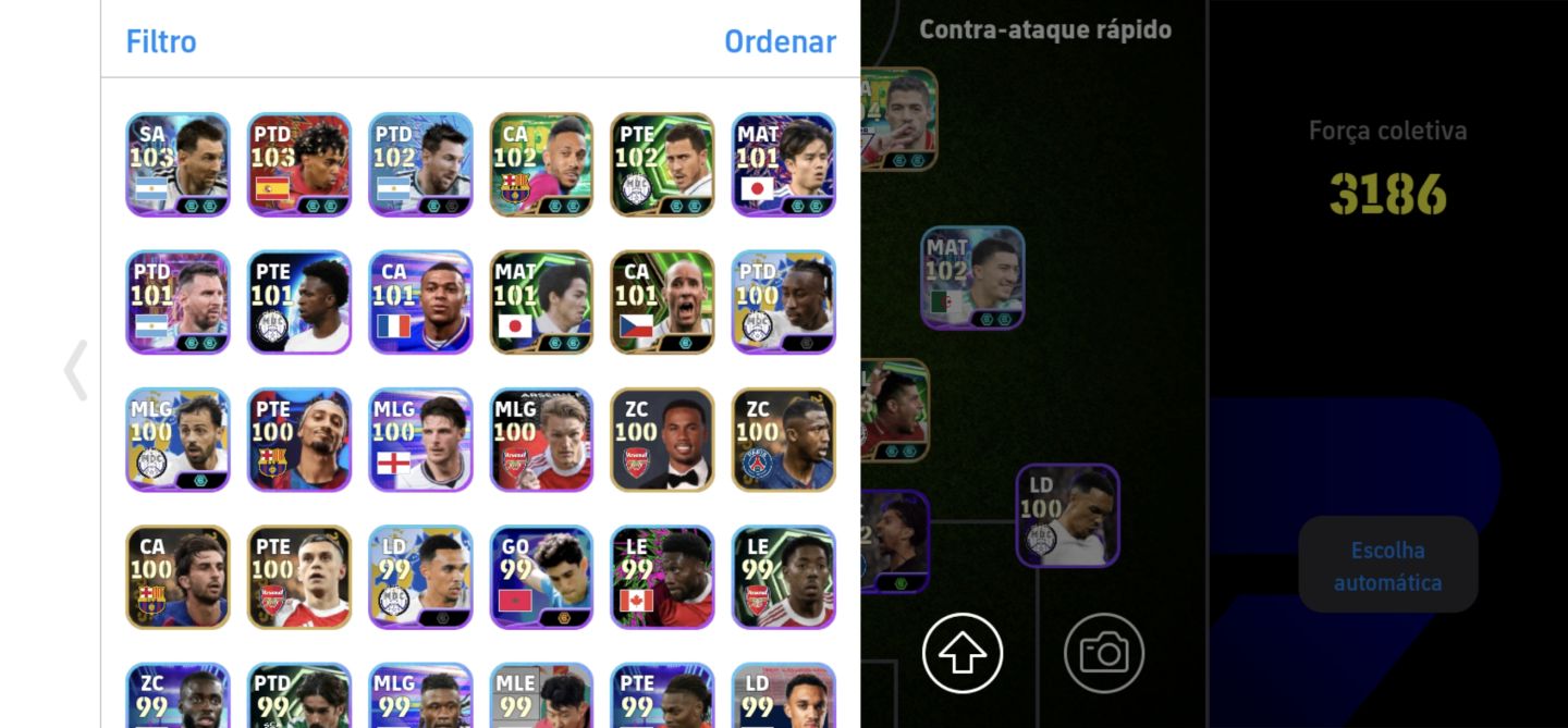 CONTA EFOOTBALL +3180 DE FORÇA / MELHOR CR7 DO JOGO + NEY BLITZ E MUITO MAIS!!