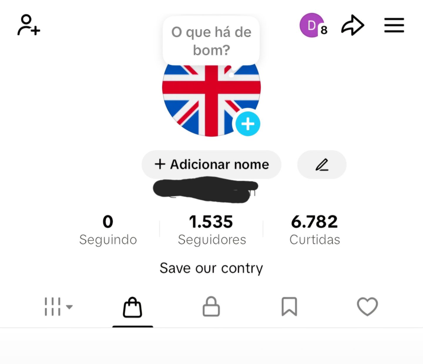 [90% OFF] CONTAS TIKTOK UK E BR - SHOP E MONETIZADA