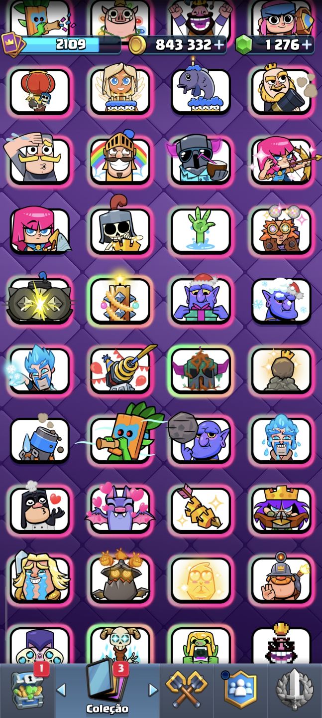 Conta de Clash Royale Exclusiva