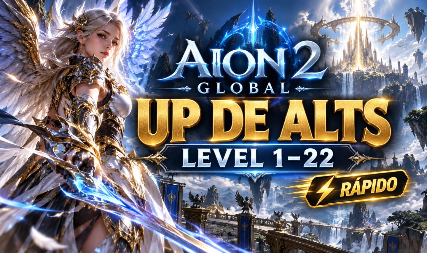 AION 2 GLOBAL | UP DE ALT 1-22 | LEVELING RÁPIDO | PACOTES DE ALTS
