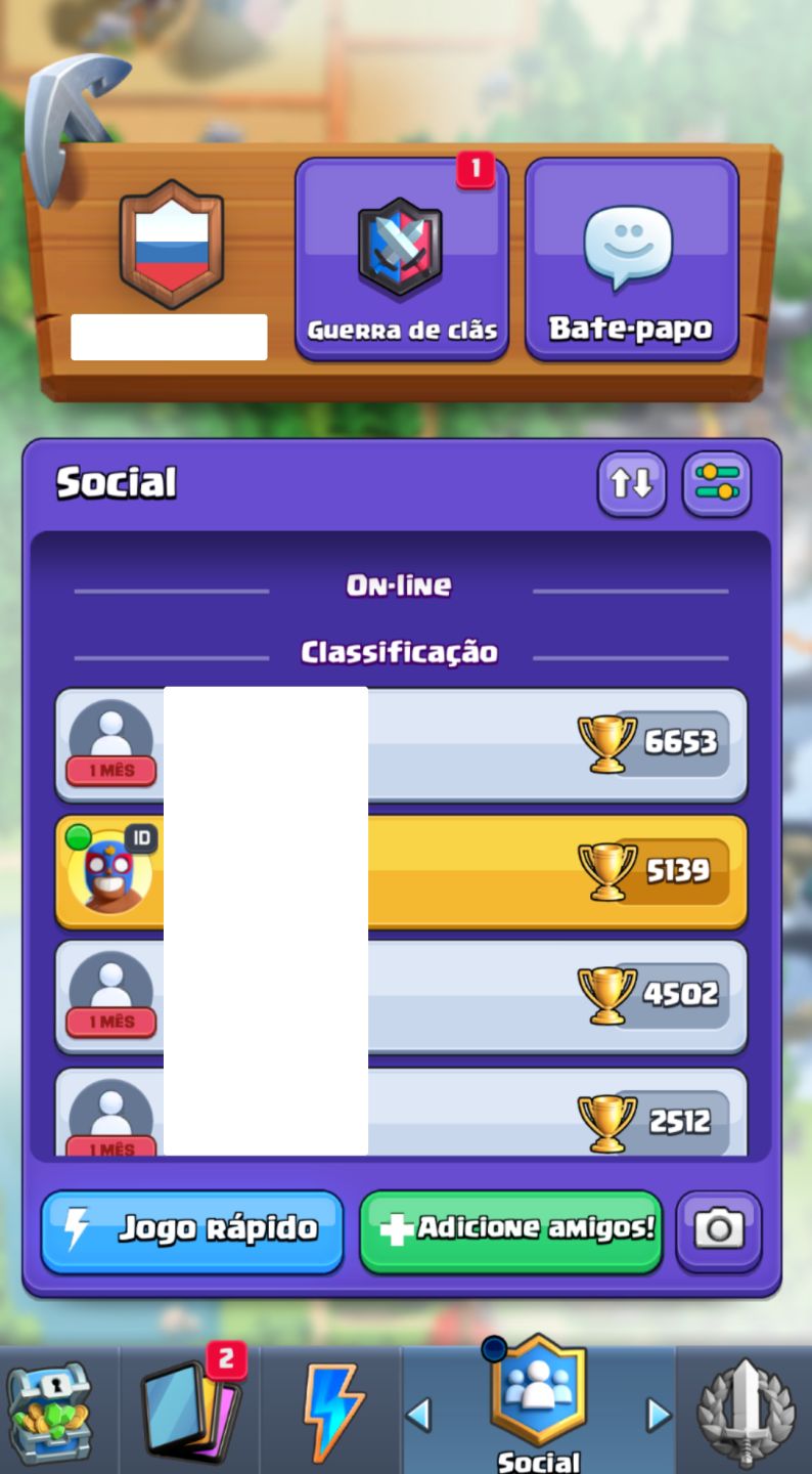 Conta clash royale arena 15 | trophies 5139 | cartas 101 | cartas lendarias 8