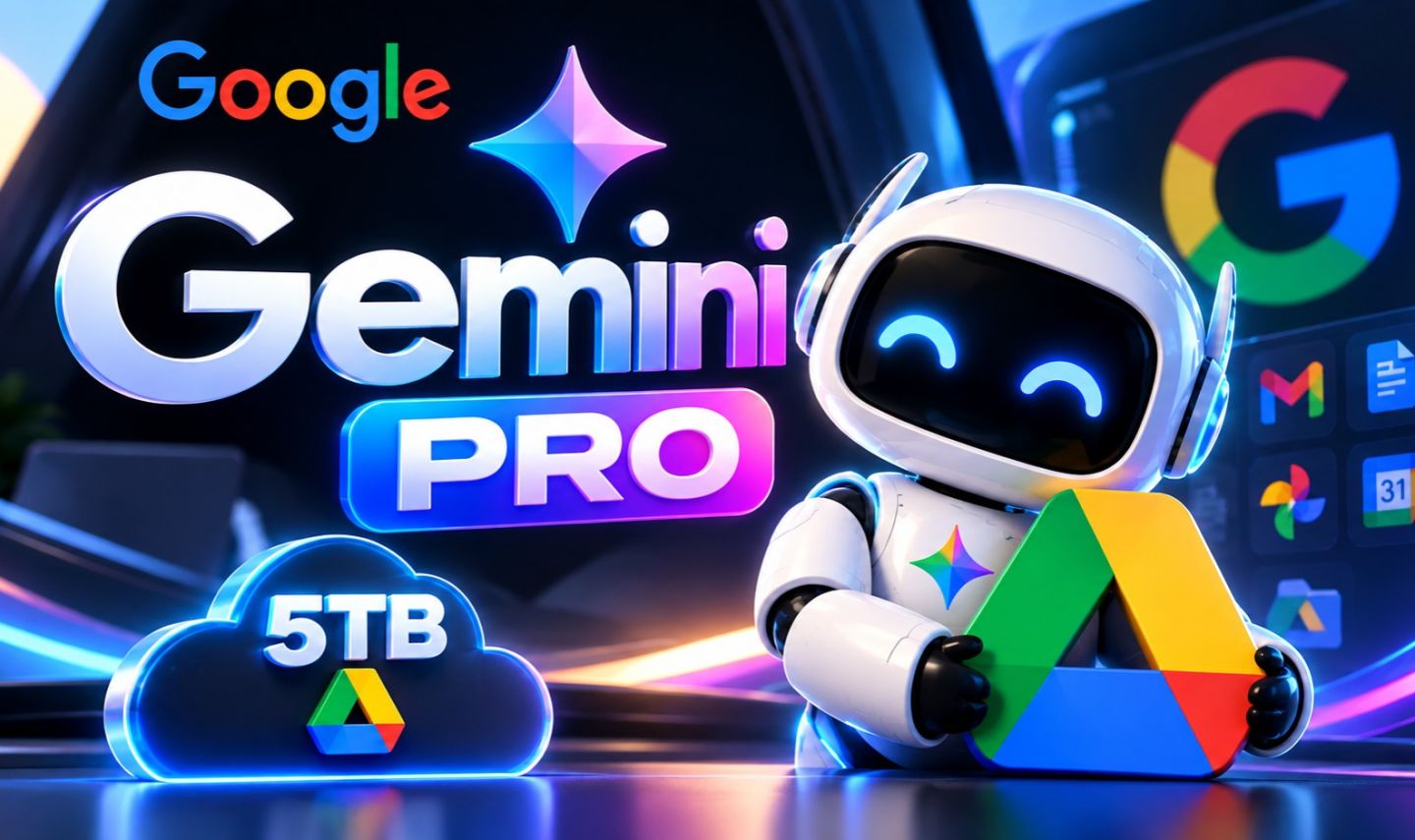 GEMINI PRO / GOOGLE AI PRO | FLOW + VEO + 5TB DRIVE | ACESSO INDIVIDUAL | 1 MÊS