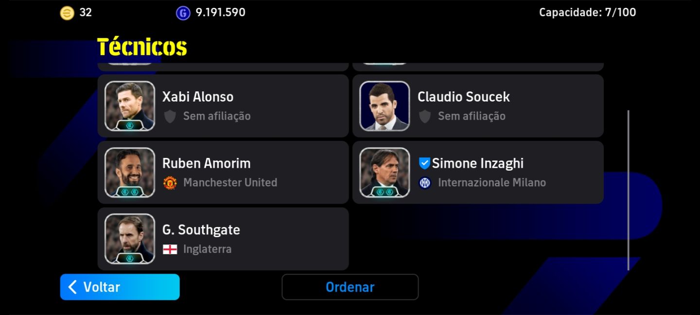 Conta eFootball TOP 3258 FC | Elenco Recheado de Épicos e Showtime