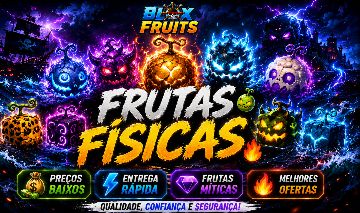 FRUTAS FÍSICAS BLOX FRUIT QUEIMA DE ESTOQUE!!!