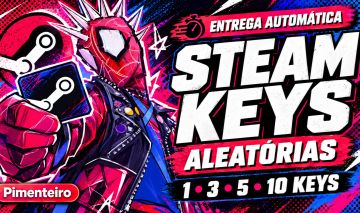 1, 3, 5 OU 10 STEAM KEYS ALEATÓRIAS | ENTREGA AUTOMÁTICA