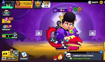 Conta de brawl stars top!! Está Full!