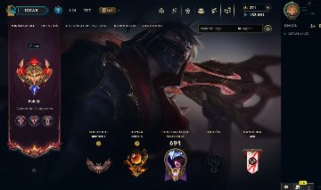 CONTA LOL LVL 582 VETERANA (10+ ANOS) | ÚNICO DONO | BR SERVER | Upada na mão