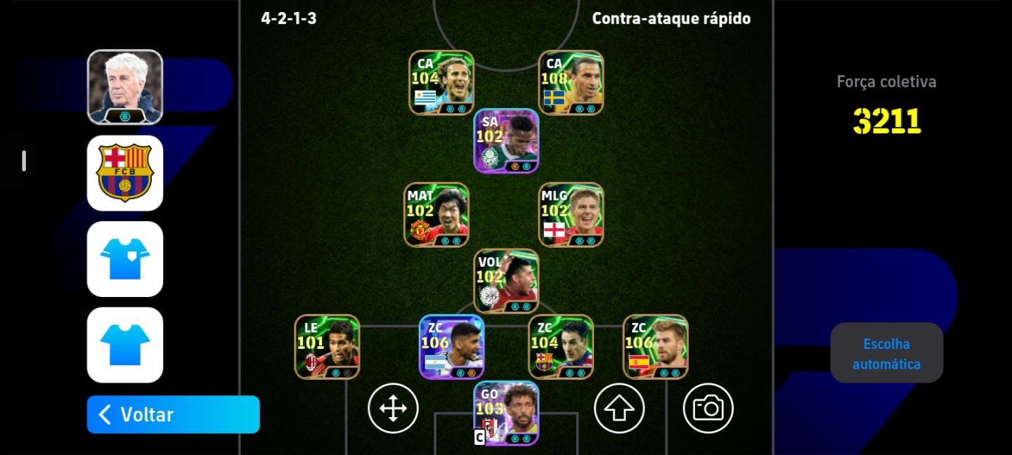 Conta de efootball com força 1213
