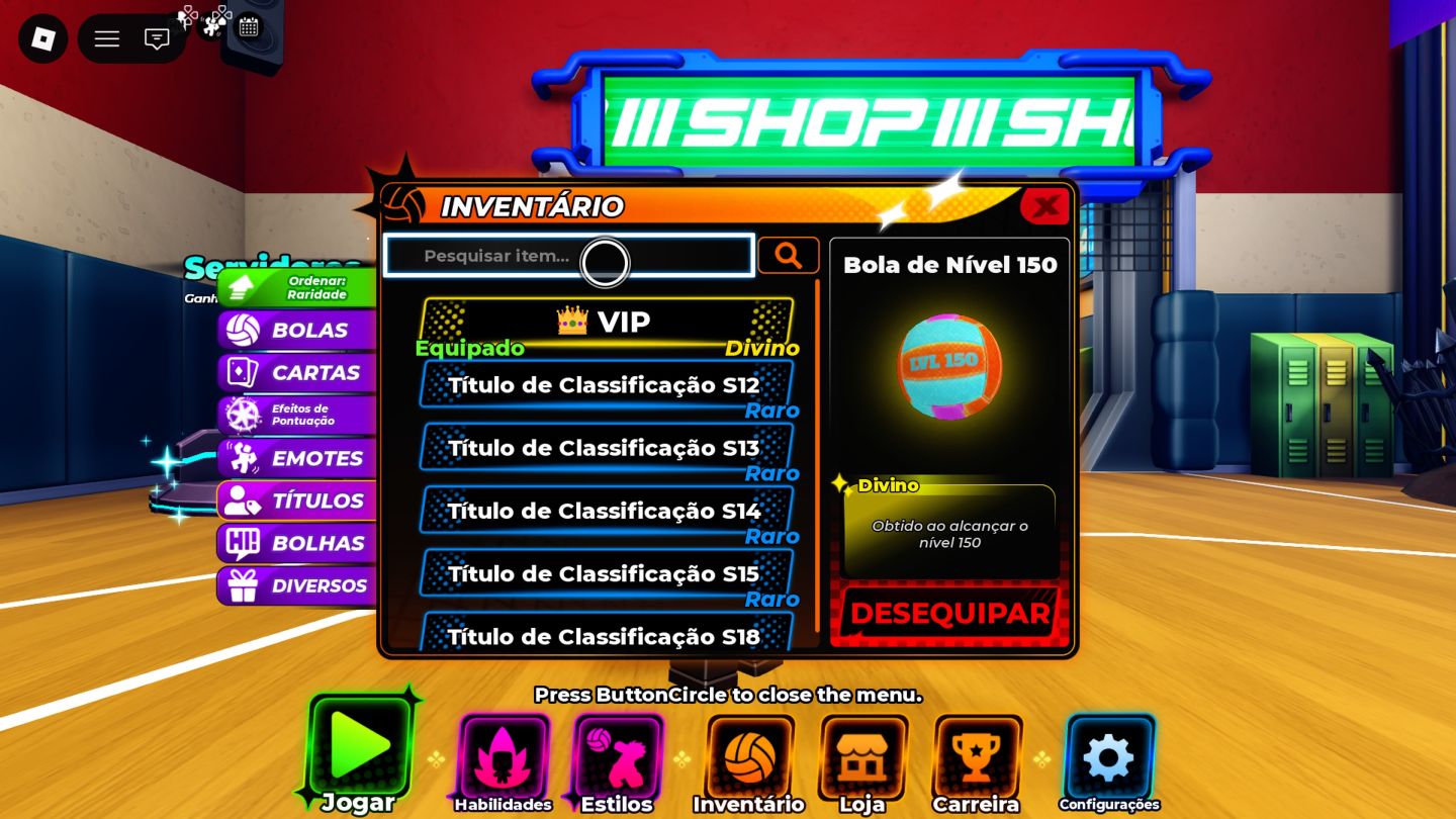 Conta Roblox voleybal legends com 2 OGS e 10k robux gastos