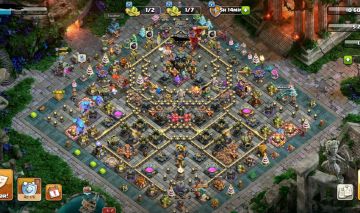 Conta de clash of clans cv17 semi full