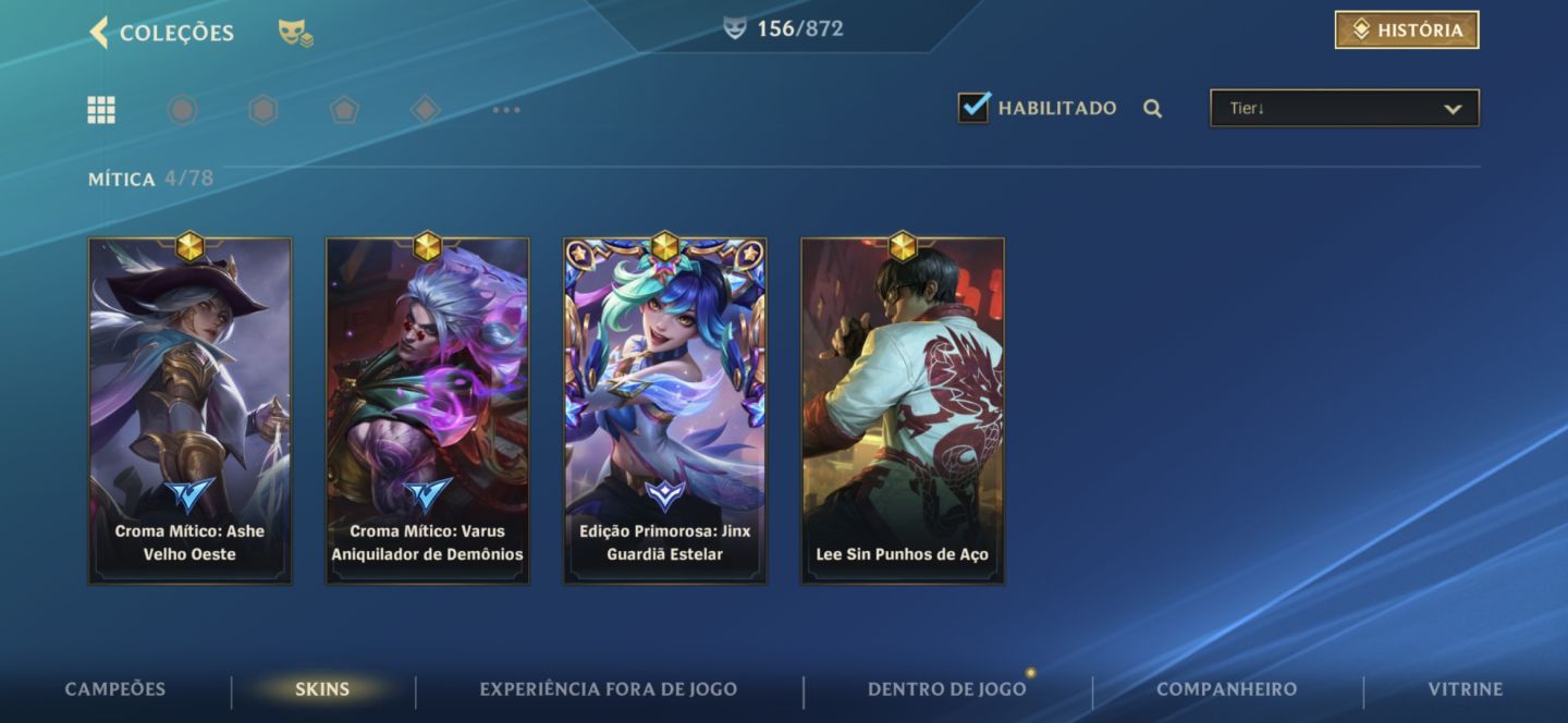 Conta wild rift + lol pc indo com conta tft de brinde