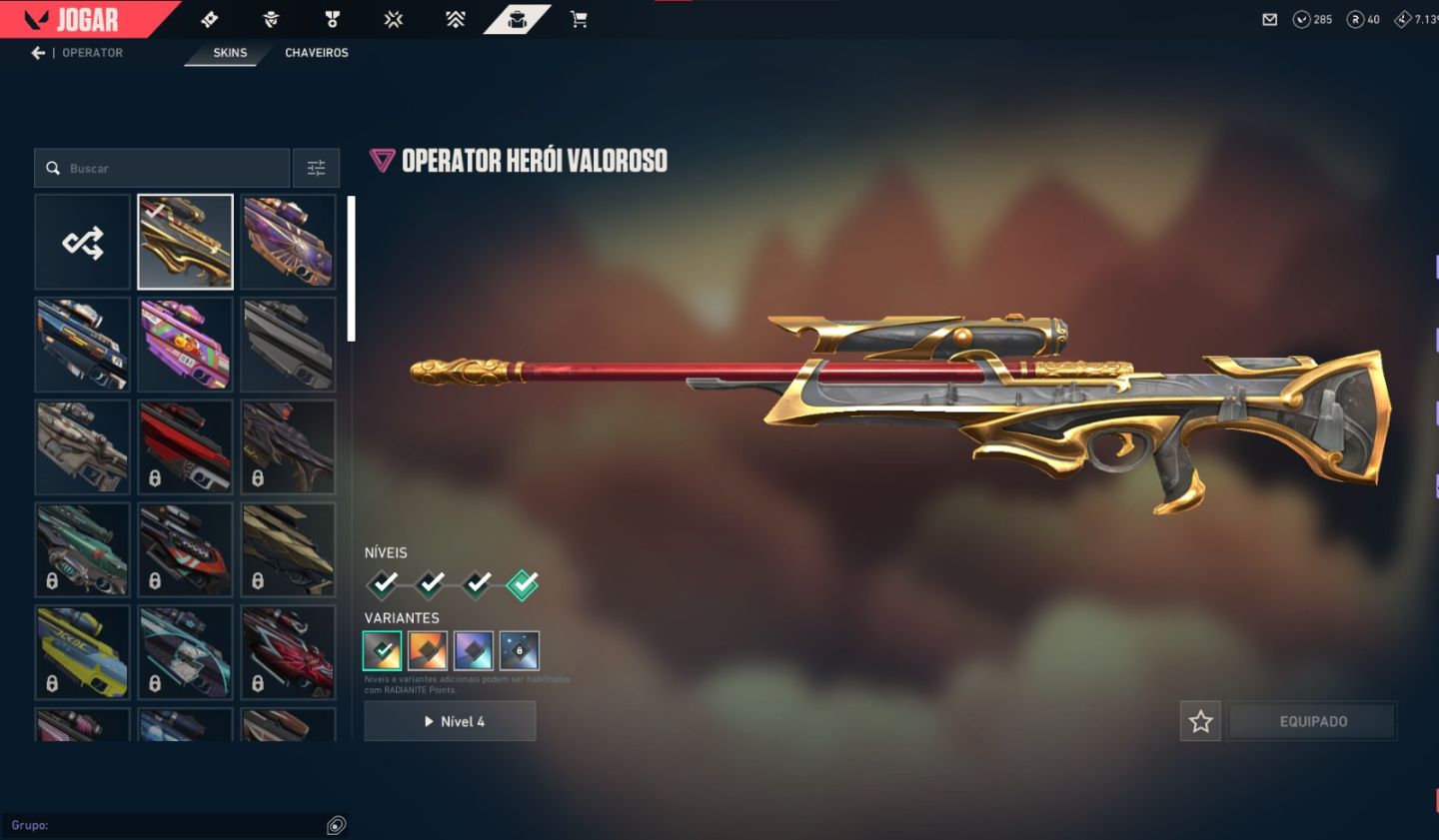 CONTA VALORANT 81.000 VP - (110 SKINS) 10 FACAS + VANDAL E MANOPLA ARCANE