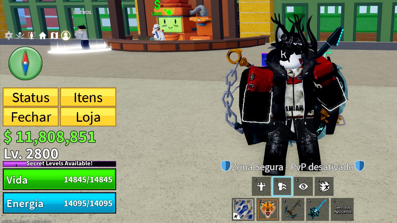 CONTA DE ROBLOX PRA BLOX FRUITS, 10 ANOS DE CONTA, VARIOS ITENS EM JOGOS!
