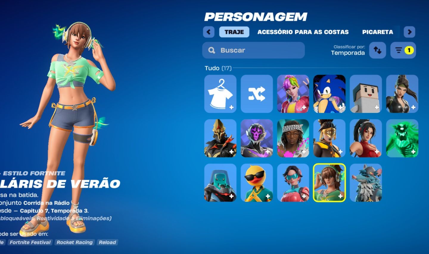 Conta Fortnite com algumas Skins e com Email de Criação Valor Negociável