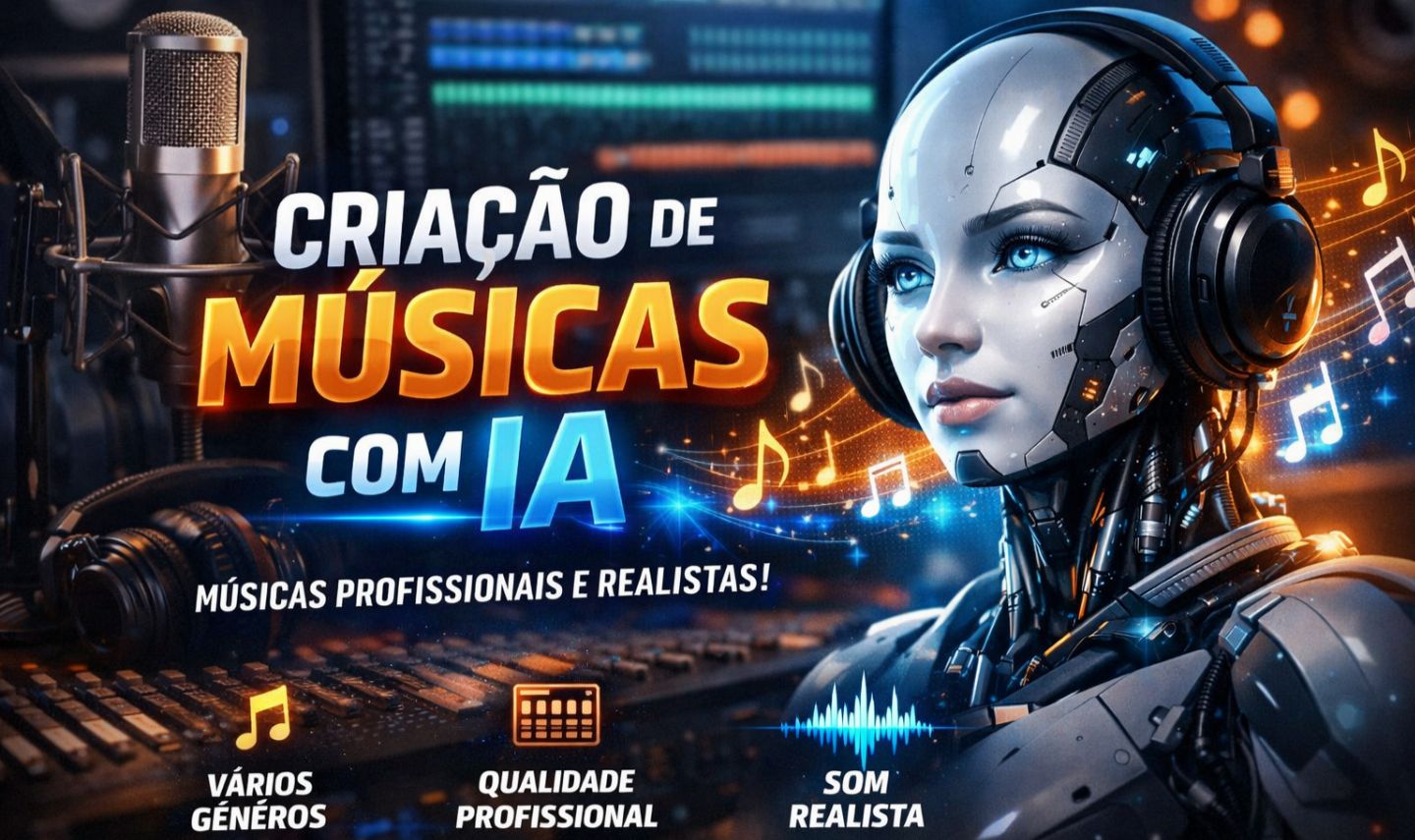 Transforme Letras em Música Profissional com Inteligência Artificial