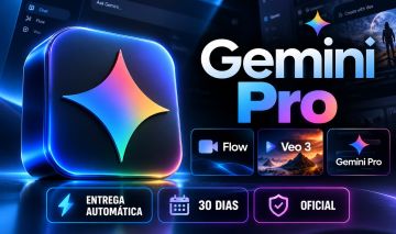 GEMINI PRO (VEO3,FLOW) | NA SUA CONTA | ATIVAÇÃO POR LINK | ENTREGA AUTOMATICA