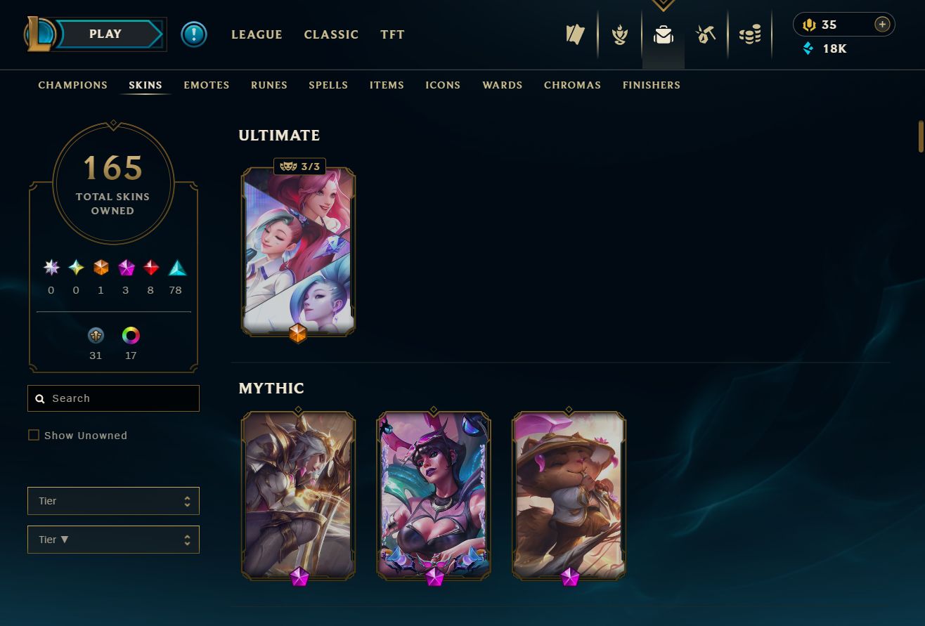 CONTA RIOT | VALORANT ASCENDENTE 1 + LOL 165 SKINS |