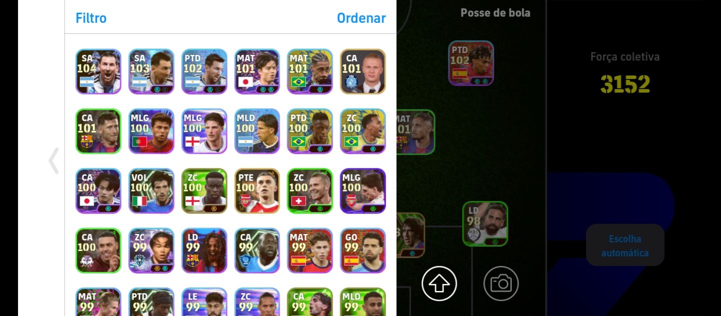 Conta de efootball