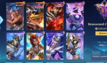 344 SKINS - 4 ZODIAC - FULL HEROIS E EMBLEMAS