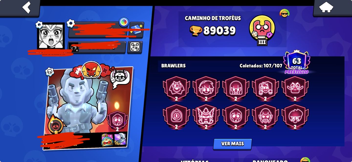 Conta de braw star super upada