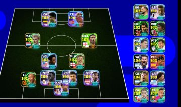 CONTA EFOOTBALL DO HAALAND, VOZINHA E BERGKAMP COMPLETASSA