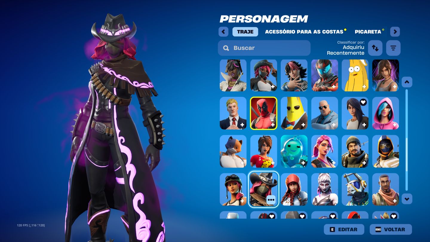 Conta Fortnite Rara 2017, Itens da Primeira Temporada, Único Dono.