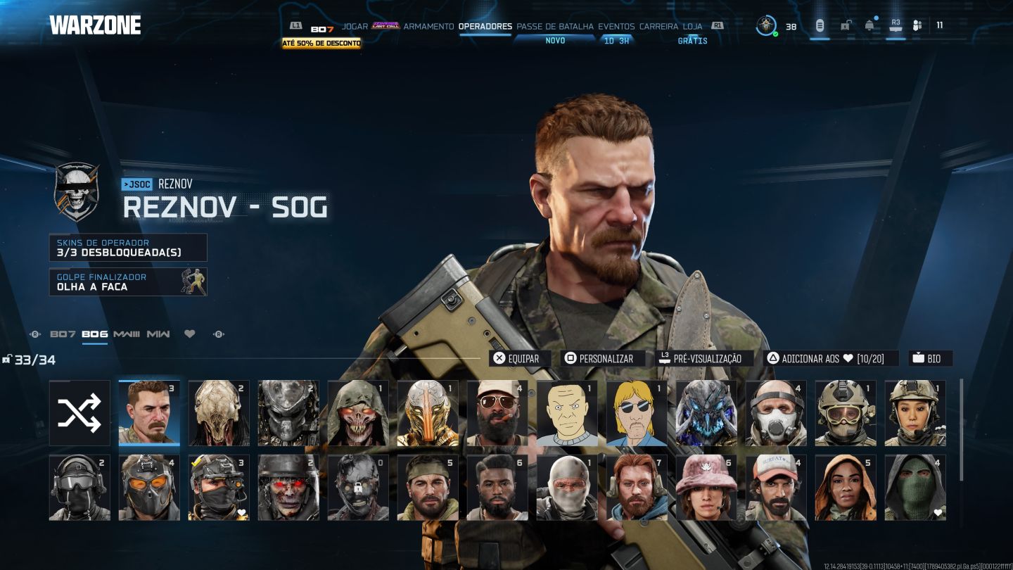 |CONTA COD | WARZONE | BO7 | BO6 | MW3 | COLD WAR|