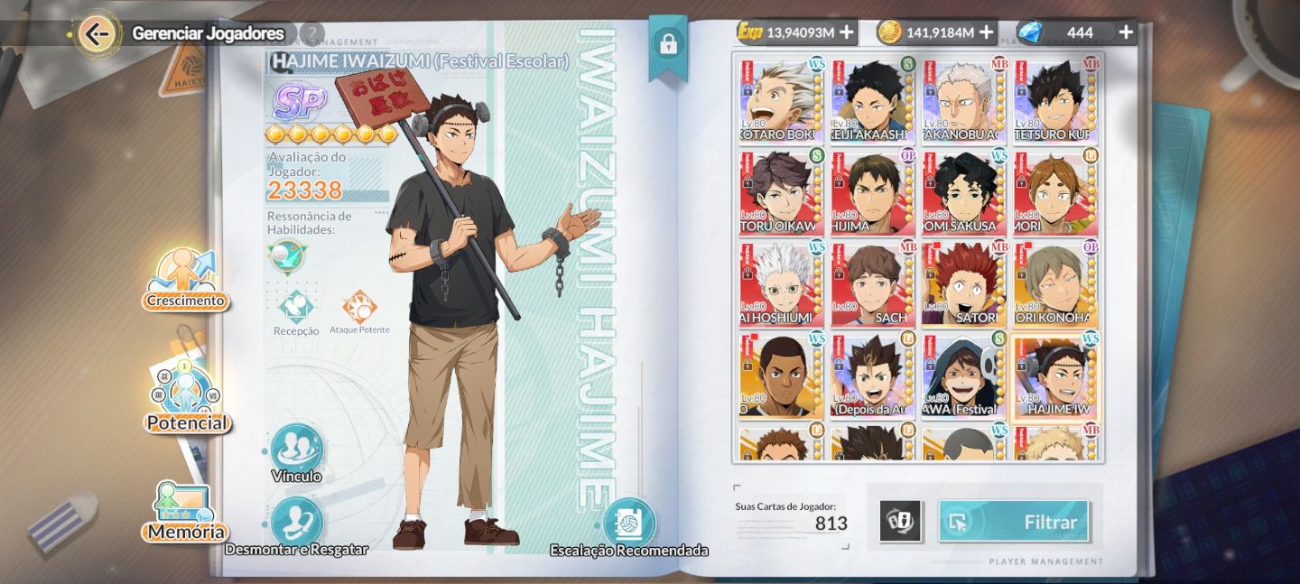 CONTA HAIKYUU FLY HIGH 191k 6 SP + UR FACEBOOK