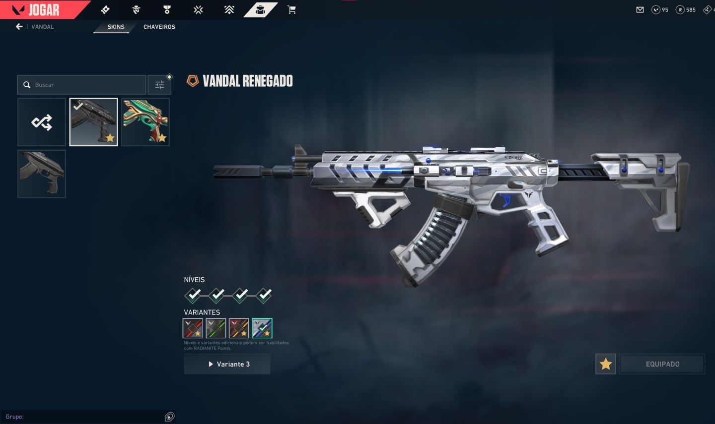 Conta Valorant Tryhard Completa