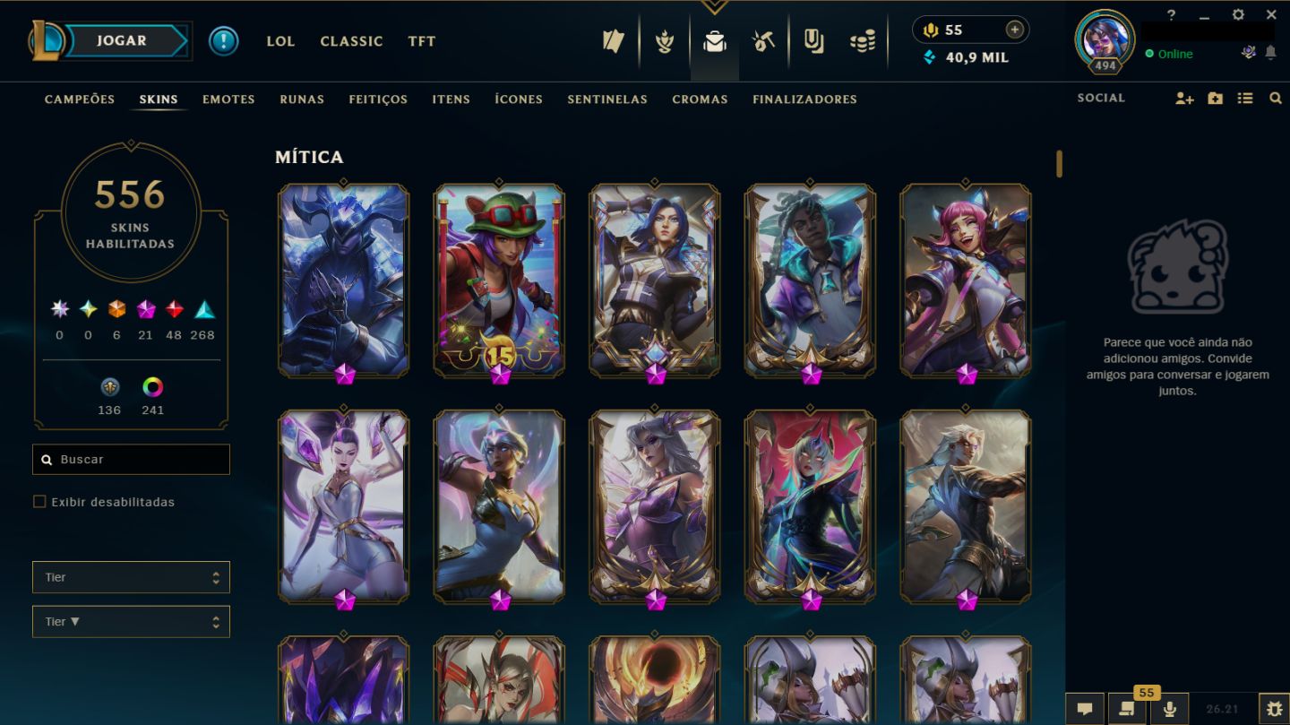 Conta Esmeralda - 556 Skin