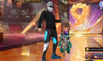 Conta de free fire barata, Barbinha, bandeirão e mais, olhe fotos e descrição
