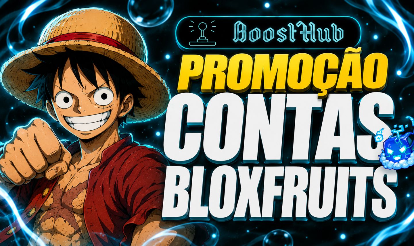 [PROMOÇÃO] CONTAS BLOX FRUITS, NIVEL MAX BARATO! BOOSTHUB!