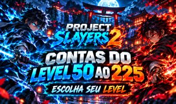 (50% OFF) CONTAS PROJECT SLAYER 2!