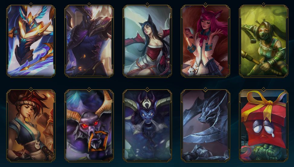 CONTA LEAGUE OF LEGENDS NÍVEL 599 5 Skin Ultimate