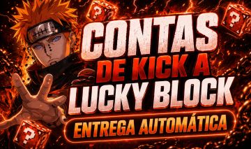 CONTAS KICK A LUCKY BLOCK | SEGURO + MUTAÇÕES | ENTREGA AUTOMÁTICA