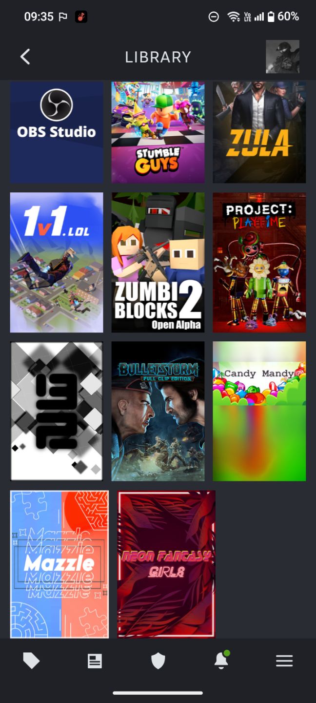 Conta steam com itens raros