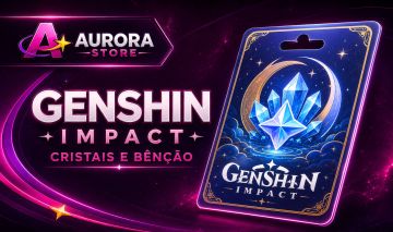 Gift Card Genshin Impact - Código de Cristais - Genesis Crystals