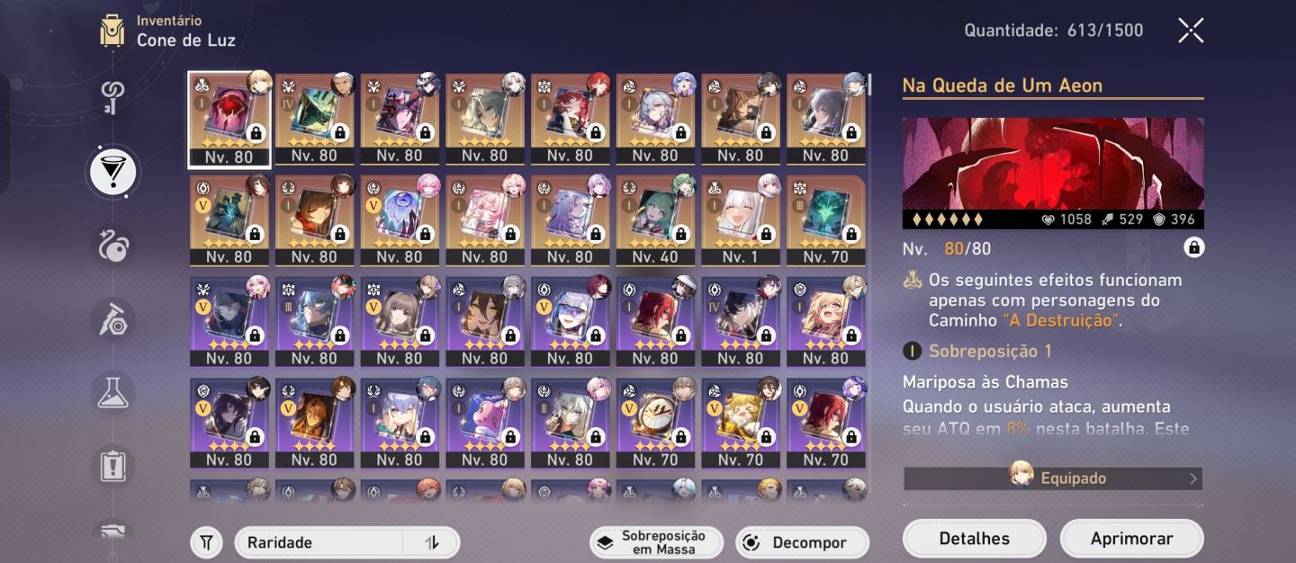Castorice E2+ cone TIME COMPLETO Robin E1+ cone com vários times/skins e CONES