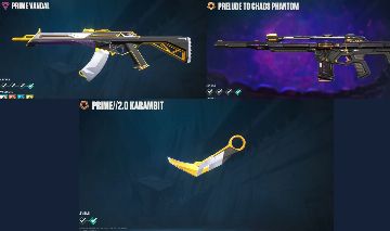 KARAMBIT PRIME + VANDAL PRIME + PHANTOM PRELUDIO + 16 SKINS (FA)