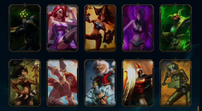 CONTA LOL LVL 353 | 141 SKINS | ULTIMATE + 2 MÍTICAS + 16 LENDÁRIAS | EX OURO