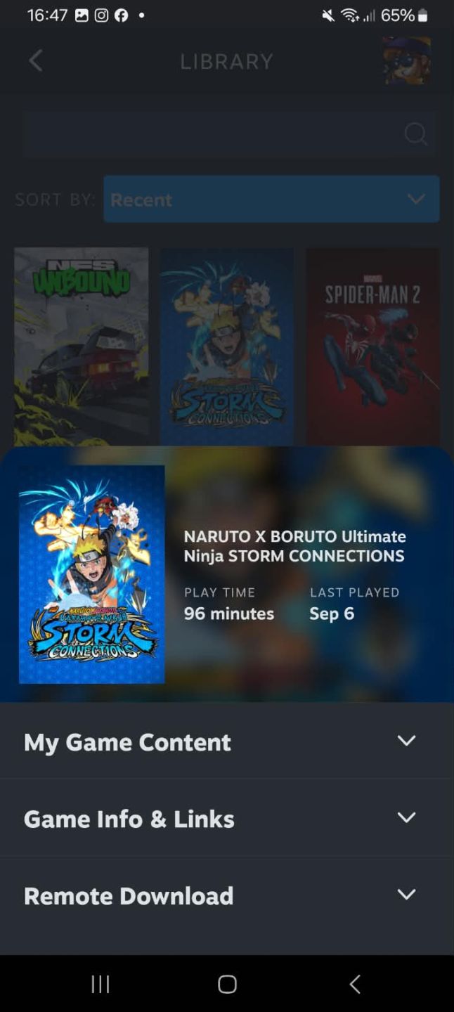 CONTA STEAM | SPIDER-MAN 2 + FC 26 + NFS UNBOUND + NARUTO + SKINS