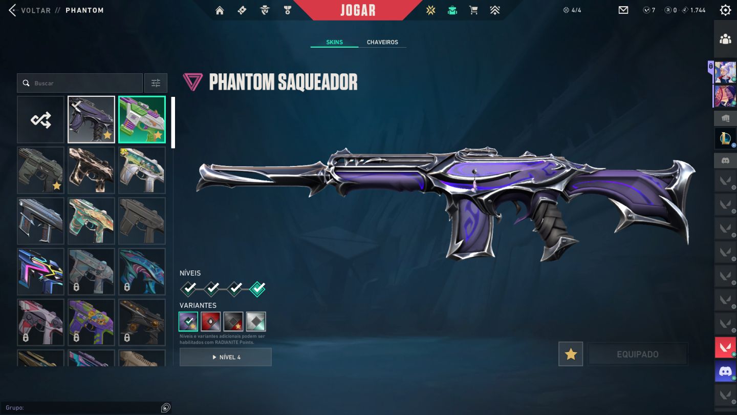 Varias vandal, e varias facas.