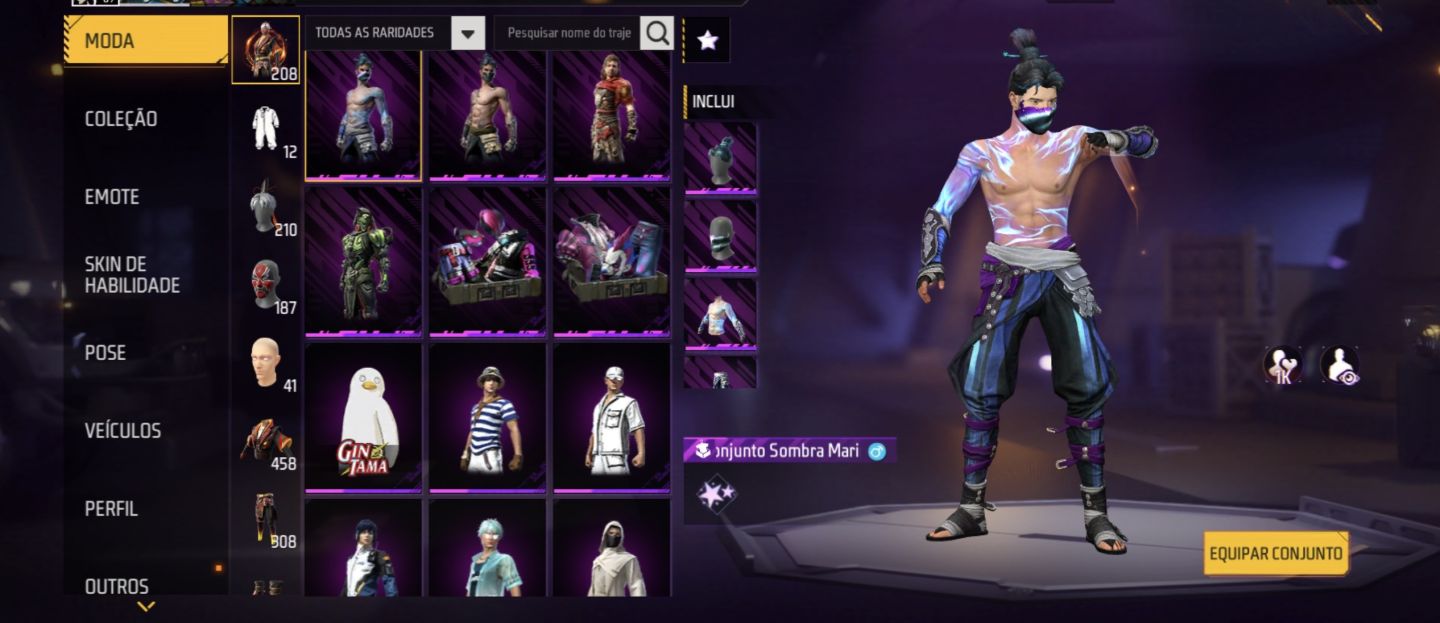 FreeFire Com Segundo Passe De Elite. 30k Gastos em Reais