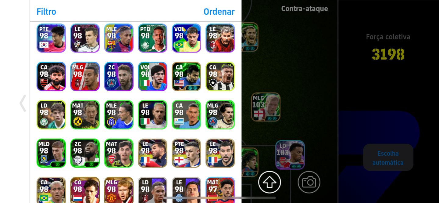 (NOVO MENOR PREÇO) CONTA DE EFOOTBALL COM VÁRIOS ÉPICOS E JOGADORES RAROS!