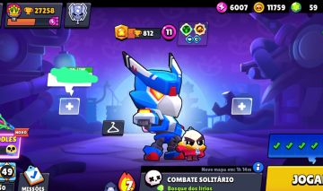 Conta Brawl Stars - 6 lendários - 24 miticos