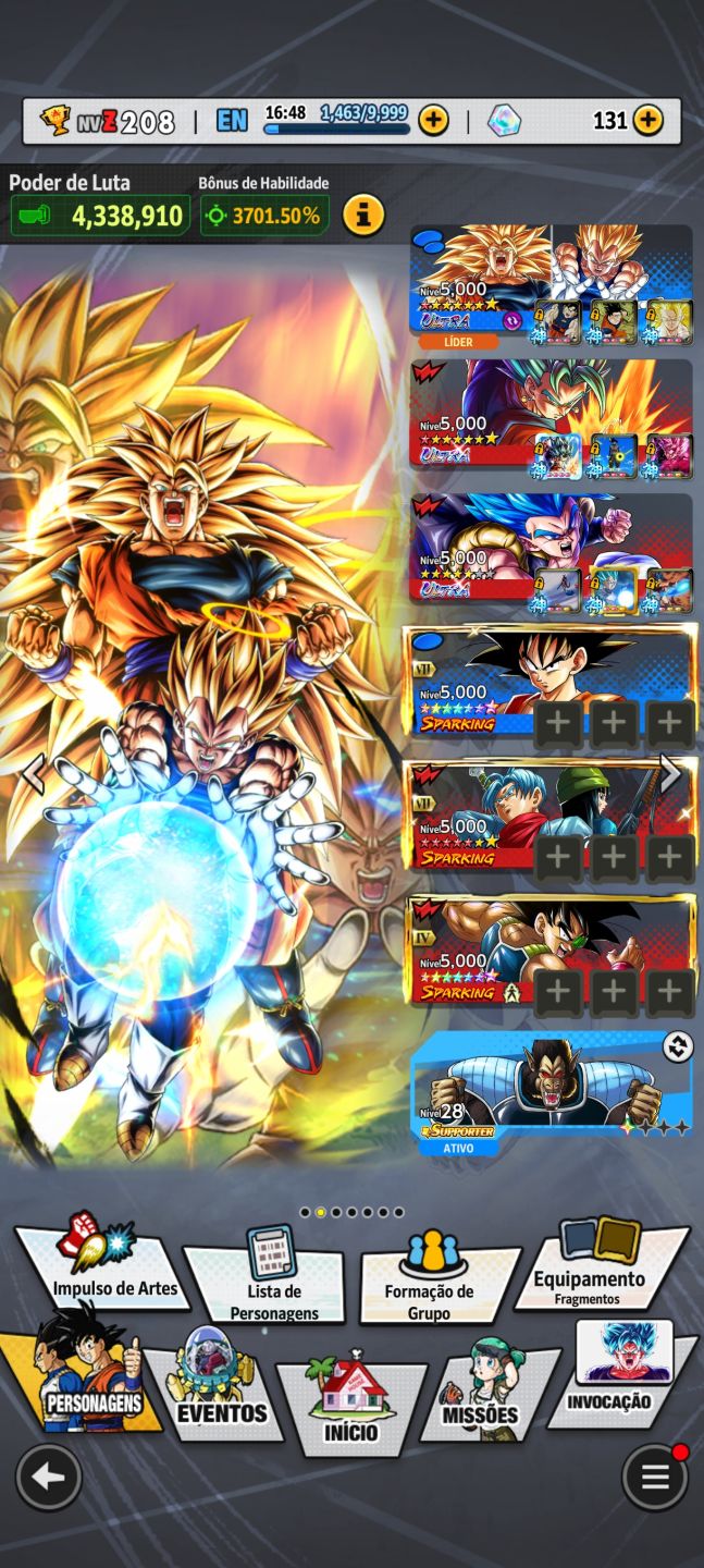 CONTA FULL METAS EXTREMAMENTE TOP PARA AMASSAR NO PVP