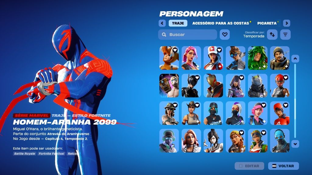 CONTA FORTNITE FULL ACESSO - STW FUNDADOR + GLOW + 94 SKINS + JOGOS NA EPIC