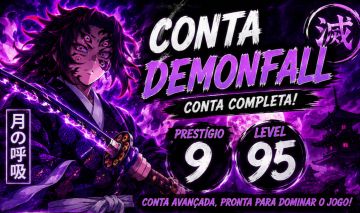 (OPORTUNIDADE) CONTA P9 LEVEL 95 FULL LUA CLA RARO IGURO
